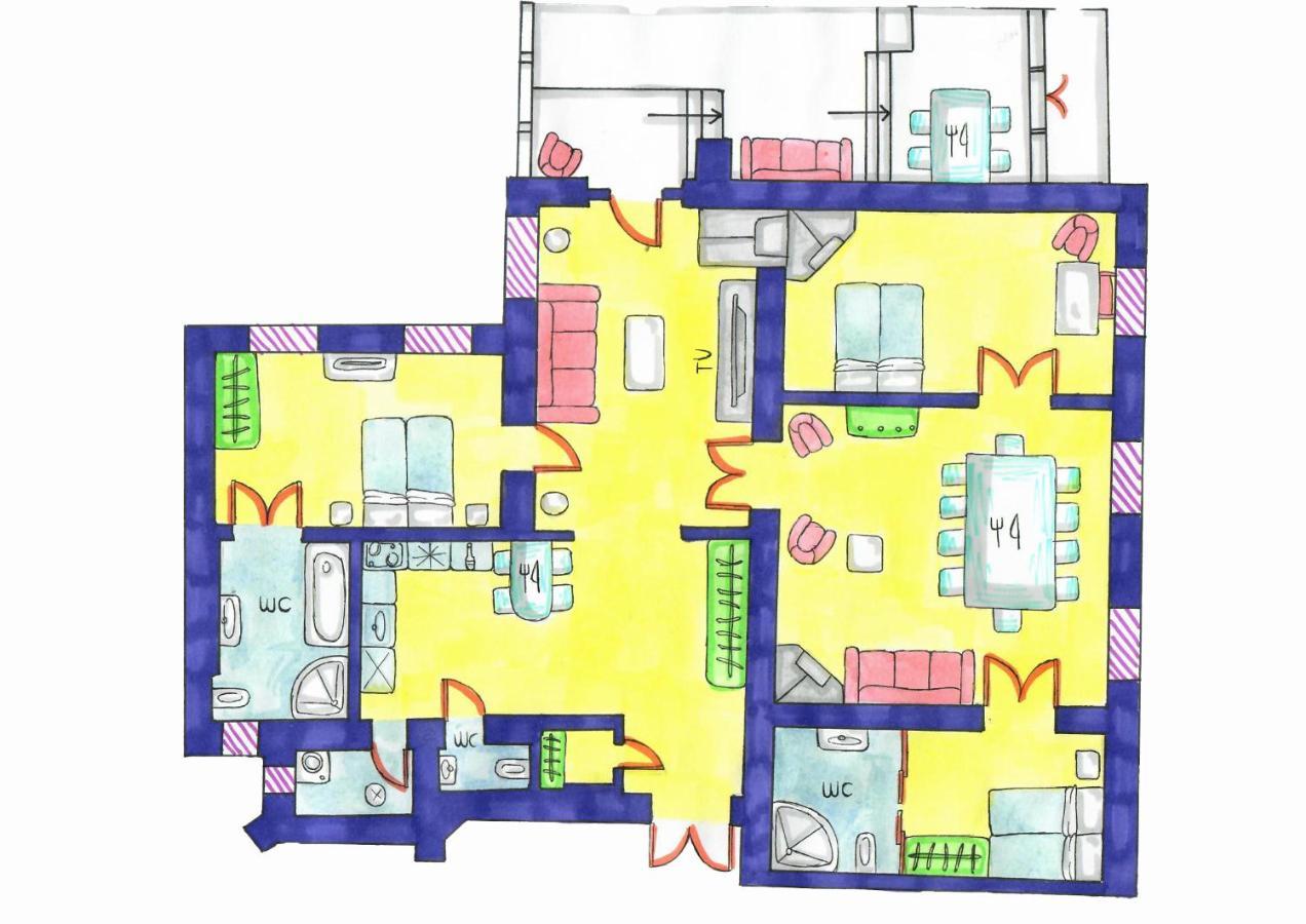 Dandelion Apartment Vecpilsetas Рига Экстерьер фото